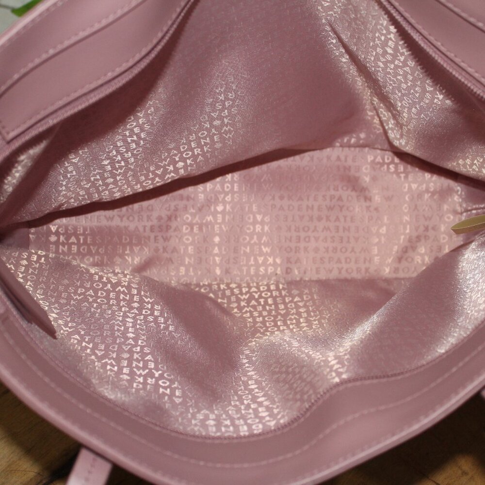 Kate Spade Pink Tote (116) - Picture 7 of 8